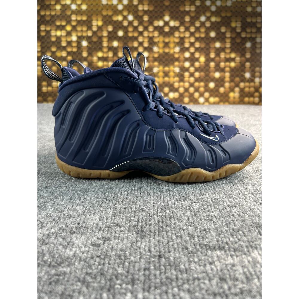 Nike Air Foamposite One GS Midnight Navy Gum Sole Size 6Y 7W - Picture 7 of 12
